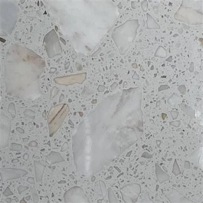 Acrílico Composto Terrazzo Branco